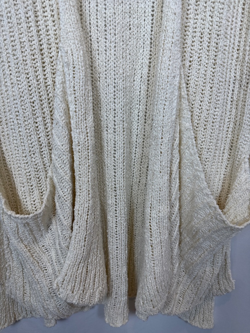 Free People VTG Knit Cardigan Boho Beach Cottagecore Coastal**free gift included - Picture 11 of 16